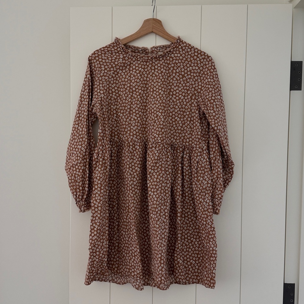 Rylee + Cru Brown Floral Women’s Dress - Picture 5 of 6